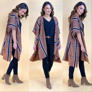 NWT Camel Brown Kimono